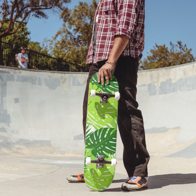 Monstera Leaf Professional Skateboard  (Ao ar livre 2)
