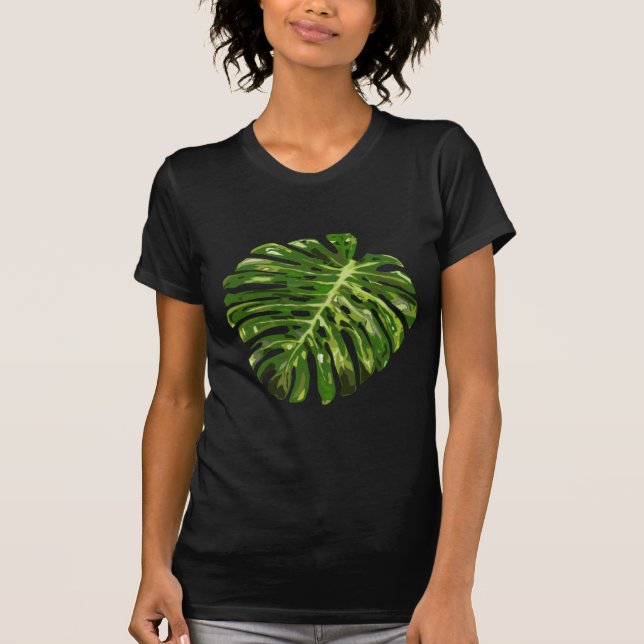 Monstera Leaf T-Shirt (Frente)