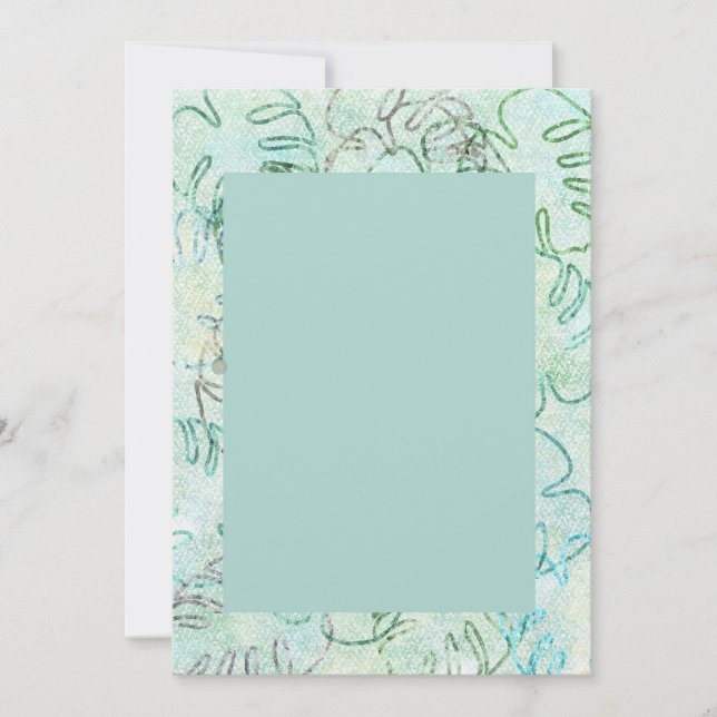 Monstera Madness Convite (Frente)