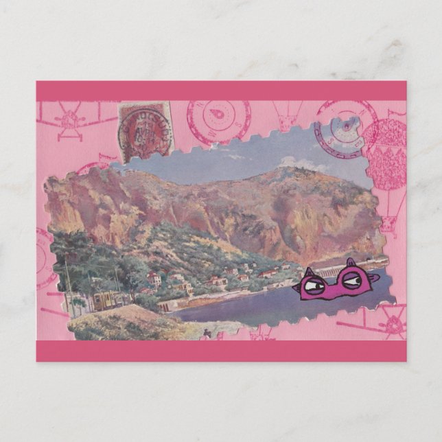 Monstro de um cartão das férias (Frente)