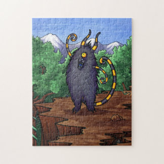 Monstro do cume - quebra-cabeça das criaturas de