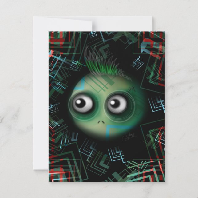 Monstro do Kawaii Verde (Frente)