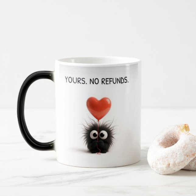 Monstro Engraçado - Sua Xícara De Presente Sem Res (Com Donut)