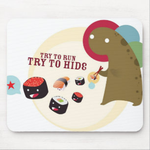 Monstro Mousepad do sushi