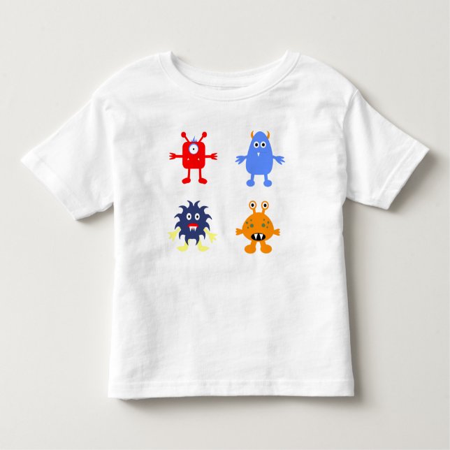 Monstro - Toddler Fine Jersey T-Shirt (Frente)