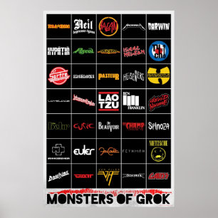 Monstros de Grok Poster