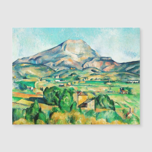 Mont Sainte-Victoire por Paul Cezanne (Frente)