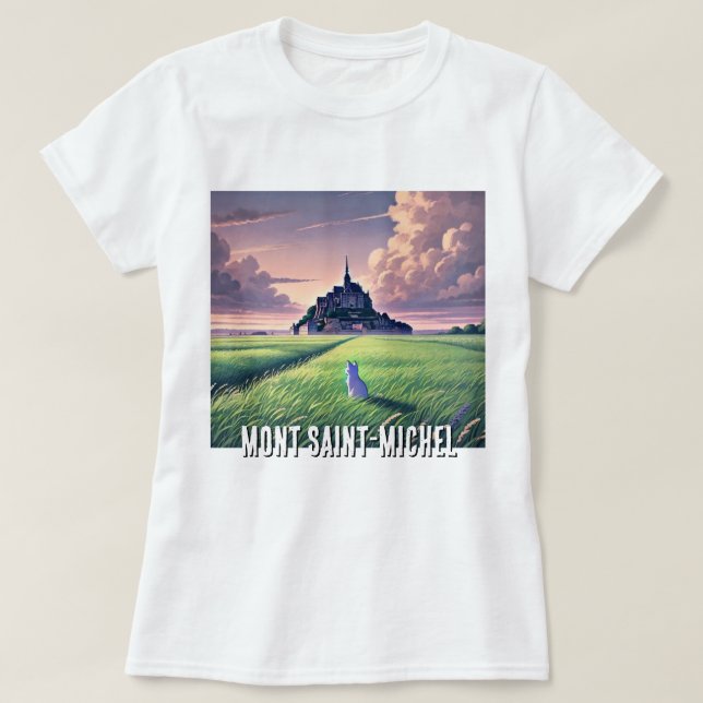 Mont Santo-Michel T-Shirt (Frente do Design)