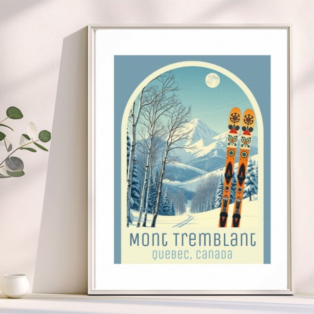 Mont Tremblant Quebec Canada ski vacation Poster (Criador carregado)