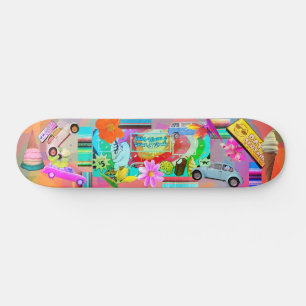 Montagem Nostálgica de Verão para Skate