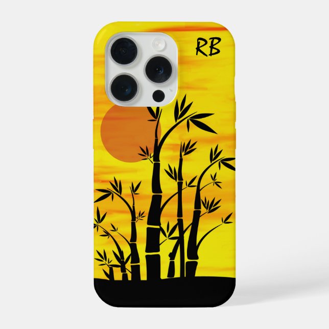 Montagem Oriental Bambu Personalizada (Verso)