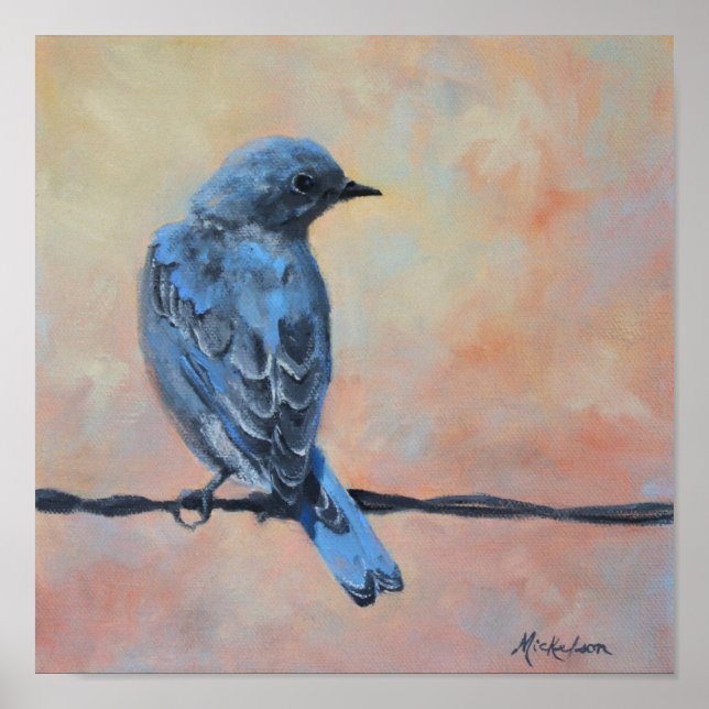 Montanha Bluebird Fine Art Impressão (Frente)