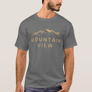 Montanha Em Camisa Branca De Beige