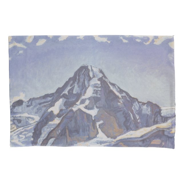 Montanha Monge Com Nuvens (Ferdinand Hodler) (Frente-Esquerda)