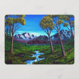 Montanha Rochosa Abstrato pintada