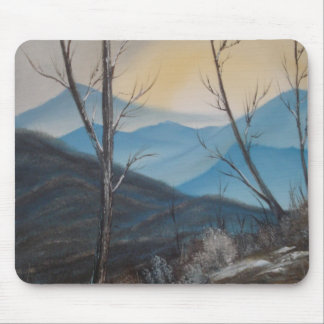 Montanhas azuis Mousepad do inverno