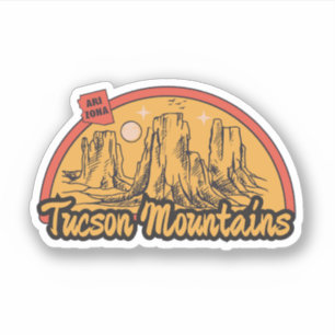 Montanhas de Tucson, Arizona Adesivo