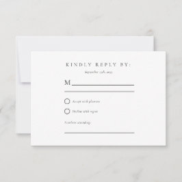 Montanhas do inverno Casamento de Pinheiros RSVP