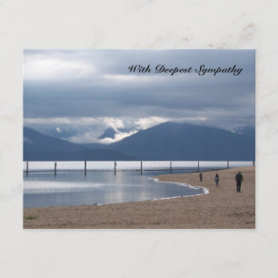 Montanhas e Cartão de condolências do verso da