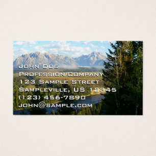 Montanhas e Rio Jackson Hole