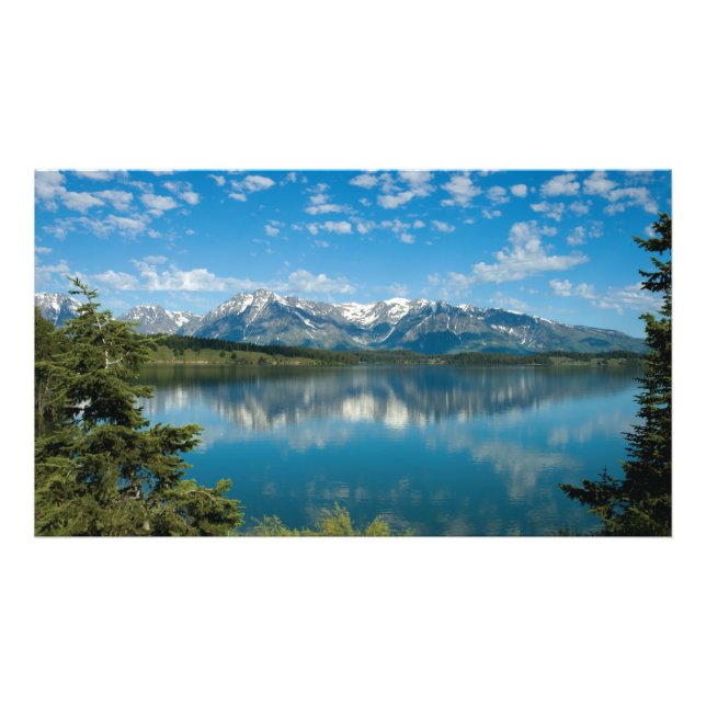 Montanhas Grand Teton - Fotografia de Locais Selva (Frente)