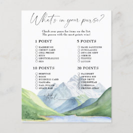 Montanhas - o que há na sua bolsa