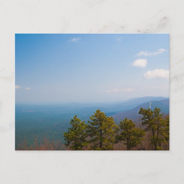 Montanhas Ouachita e cartão postal da Talimena Dri (Frente)