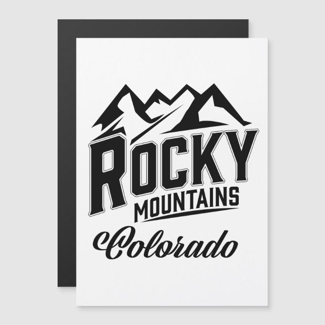 Montanhas Rochosas Colorado (Frente/Verso)