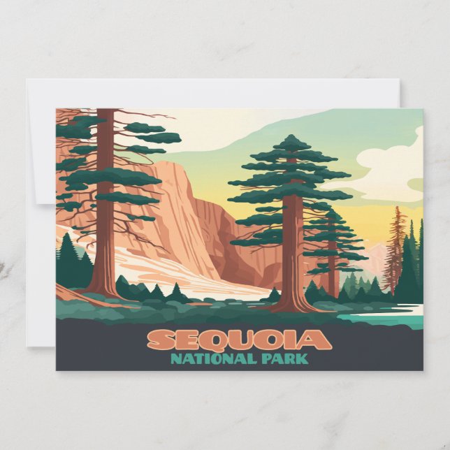 Montanhas Sequoia National Park (Frente)
