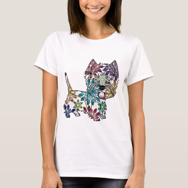 Montanhas Terrier branco ocidentais - t-shirt (Frente)