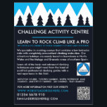 Montanheira, Subindo e Subindo, Adventure Flyer<br><div class="desc">Montanheira, Subindo, Aventurando Folhetos Publicitários Pela Loja De Cartão de visita.</div>