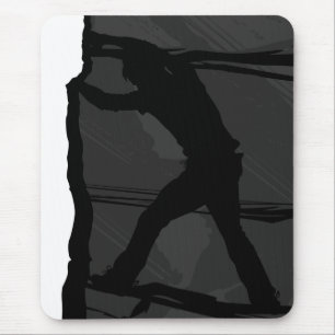 Montanhista de rocha Bouldering Mousepad