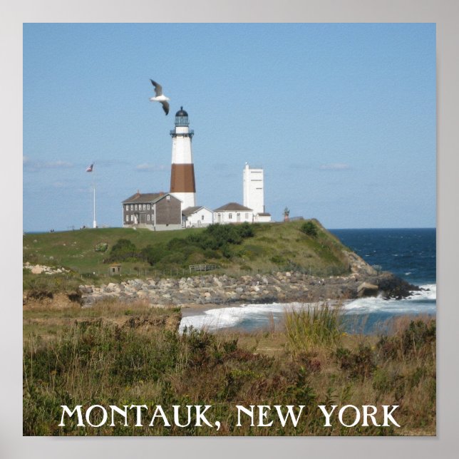 Montauk Lighthouse Poster (Frente)