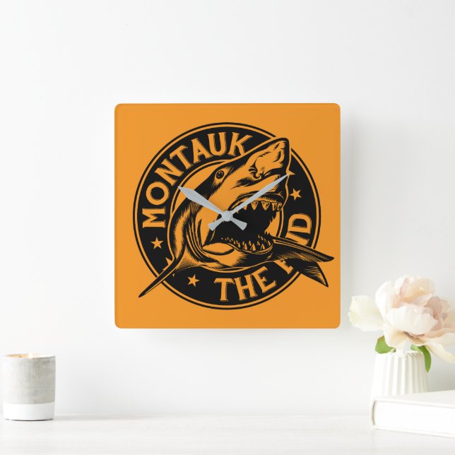 Montauk Salvage Co. Montauk Relógio Final Da Pared (Lar)