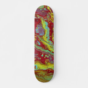 Monte 3 Deck de Skate Psicodélico de Forma Livre