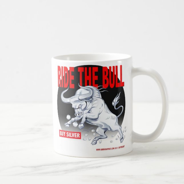 Monte a CANECA de prata de Bull (Direita)