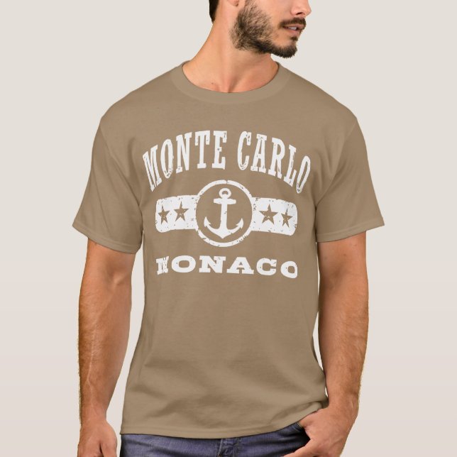 Monte Carlo Mônaco T-Shirt (Frente)