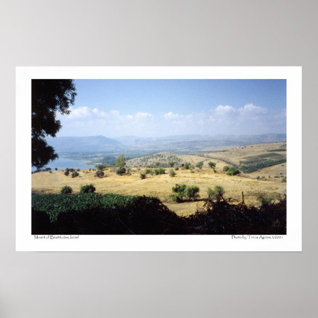 Monte de Beatitudes poster (Frente)