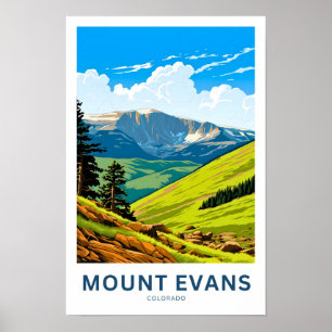 Monte Evans Colorado Viagem Impressão