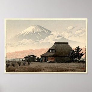 Monte Fuji, de Narusawa Hasui Kawase Art Impressão