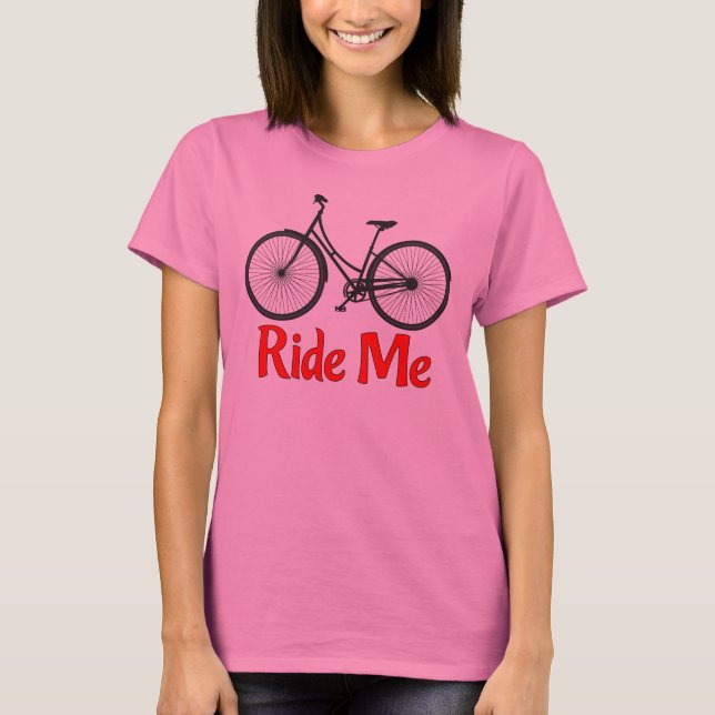 Monte-me t-shirt da bicicleta (Frente)