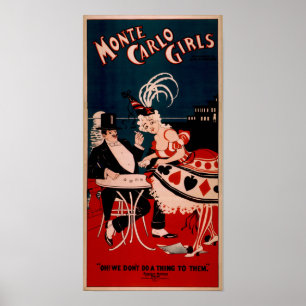MONTE - MENINAS de CARLO que cantam o poster do