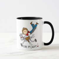 Monte-os figura caneca da vara do vaqueiro