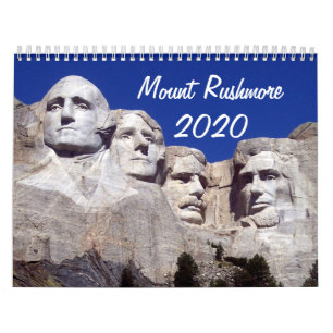 Monte Rushmore - Calendário 2020