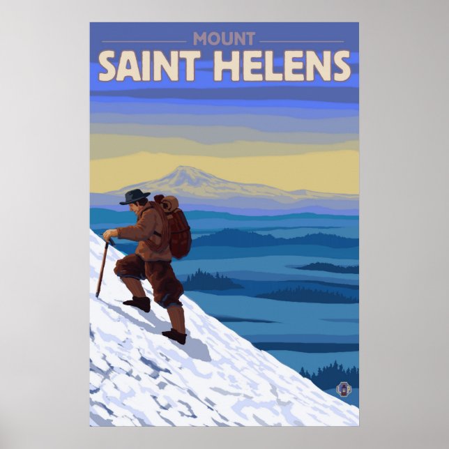 Monte Santo Helens - Clima - Poster de viagens (Frente)