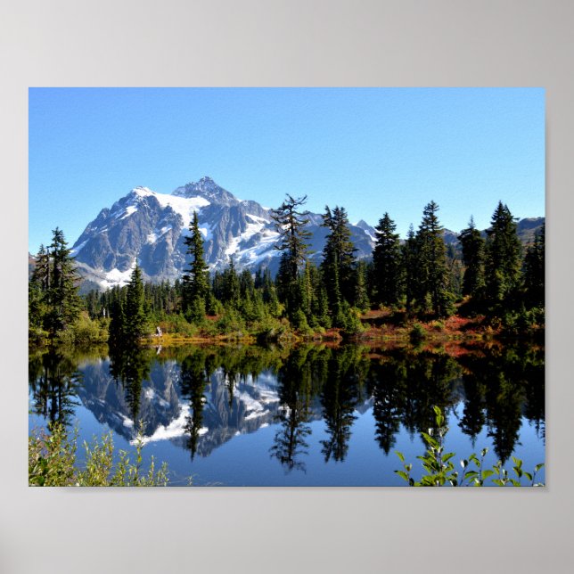Monte Shuksan em um Poster do Dia do Sol (Frente)
