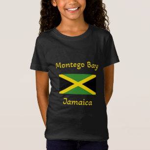 Montego Bay Jamaica - Camisa de bandeira jamaicana