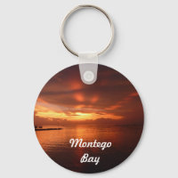 Montego Bay Jamaica Sunset Photo Chaveiro