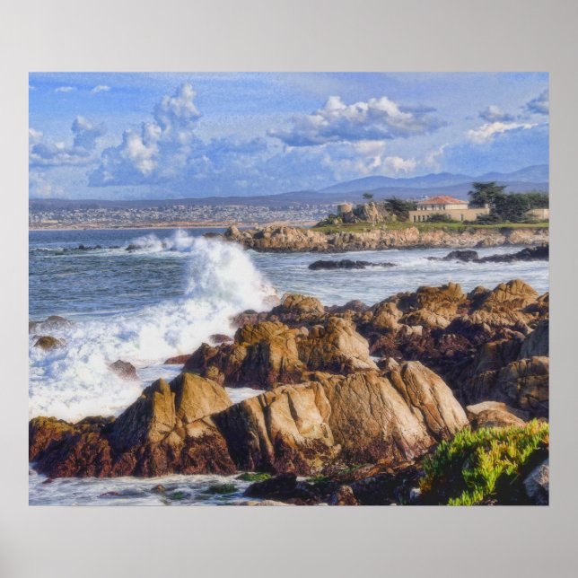 Monterey California Scense Poster (Frente)