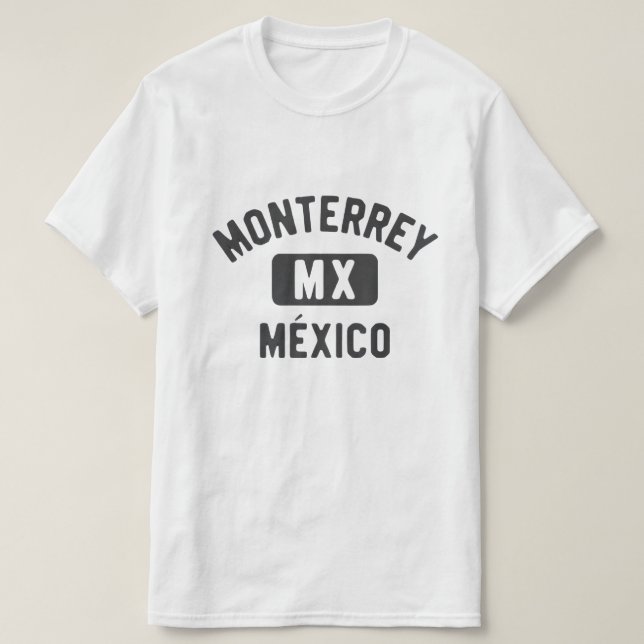 Monterrey MX White T-Shirt (Frente do Design)